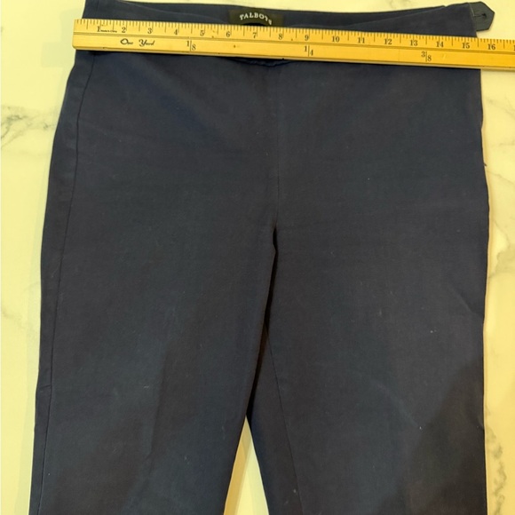Talbots Chaltham blue crop pants size 4P. - Picture 4 of 6
